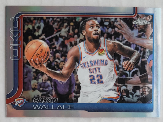 Cason Wallace - 2025-26 Topps Chrome Refractors #191