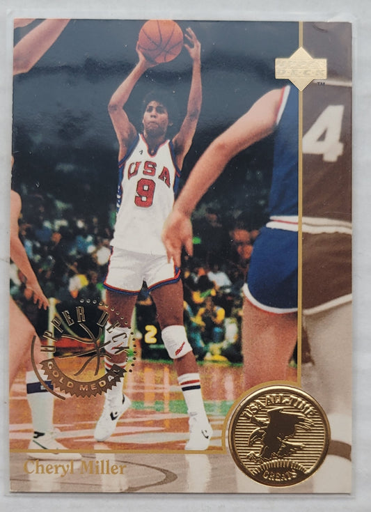 Cheryl Miller - 1994 Upper Deck USA Gold Medal #89 USAB Greats