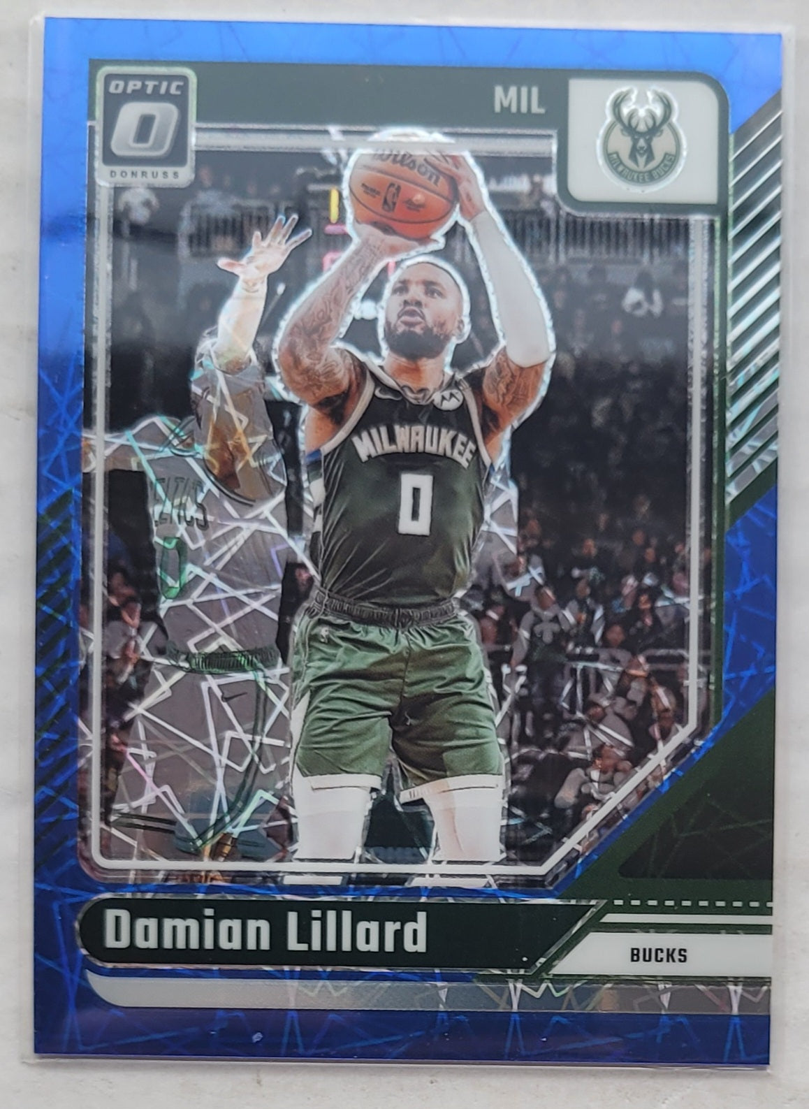 Damian Lillard - 2024-25 Donruss Optic Blue Velocity #83
