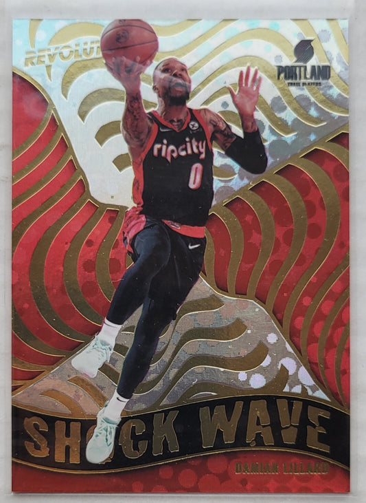 Damian Lillard - 2021-22 Panini Revolution Shock Wave #21