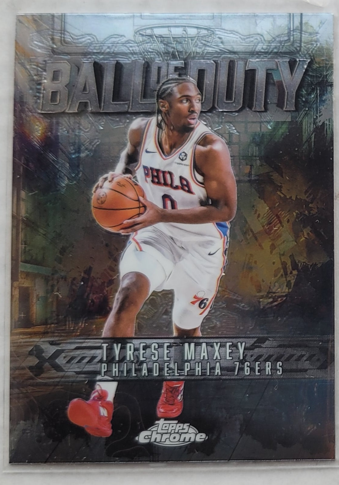 Tyrese Maxey - 2025-26 Topps Chrome Ball of Duty #BD10