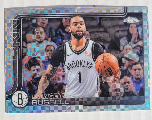 D'Angelo Russell - 2025-26 Topps Chrome X-Fractors #79