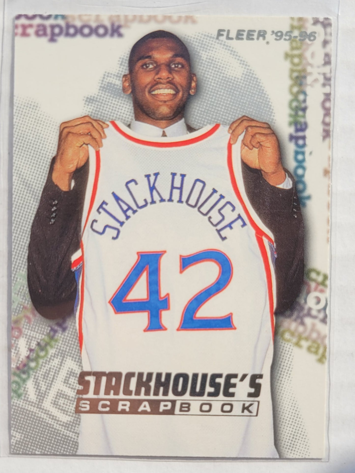 Jerry Stackhouse - 1995-96 Fleer Stackhouse's Scrapbook #S2
