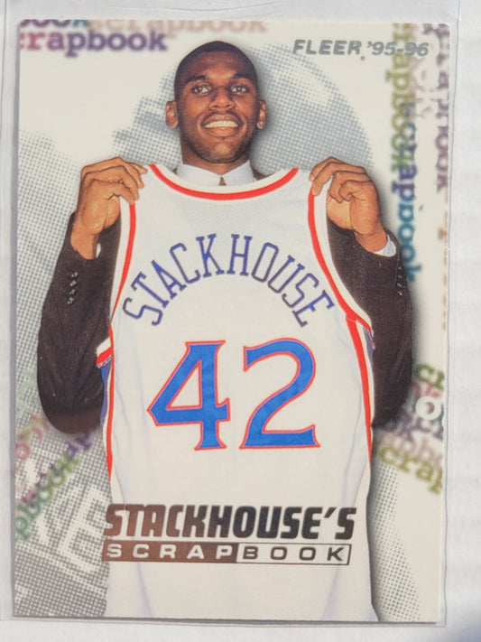 Jerry Stackhouse - 1995-96 Fleer Stackhouse's Scrapbook #S2