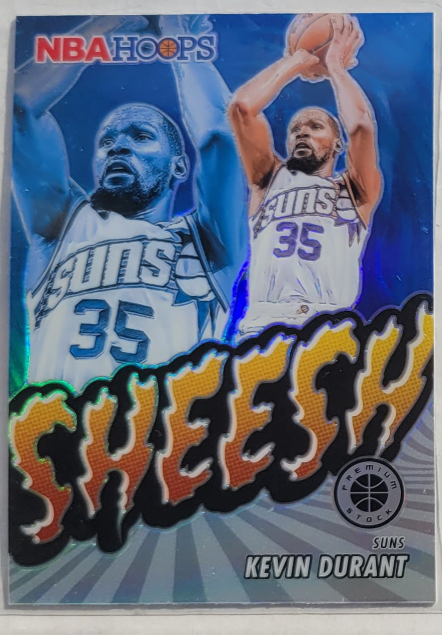 Kevin Durant - 2023-24 Hoops Premium Stock Sheesh Silver Prizm #1
