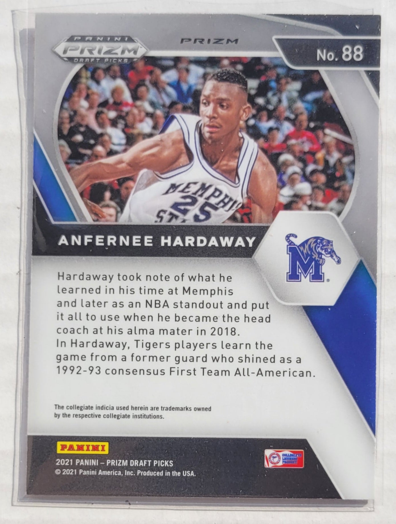 Anfernee Hardaway - 2021-22 Panini Prizm Draft Picks Prizms Red Ice #88