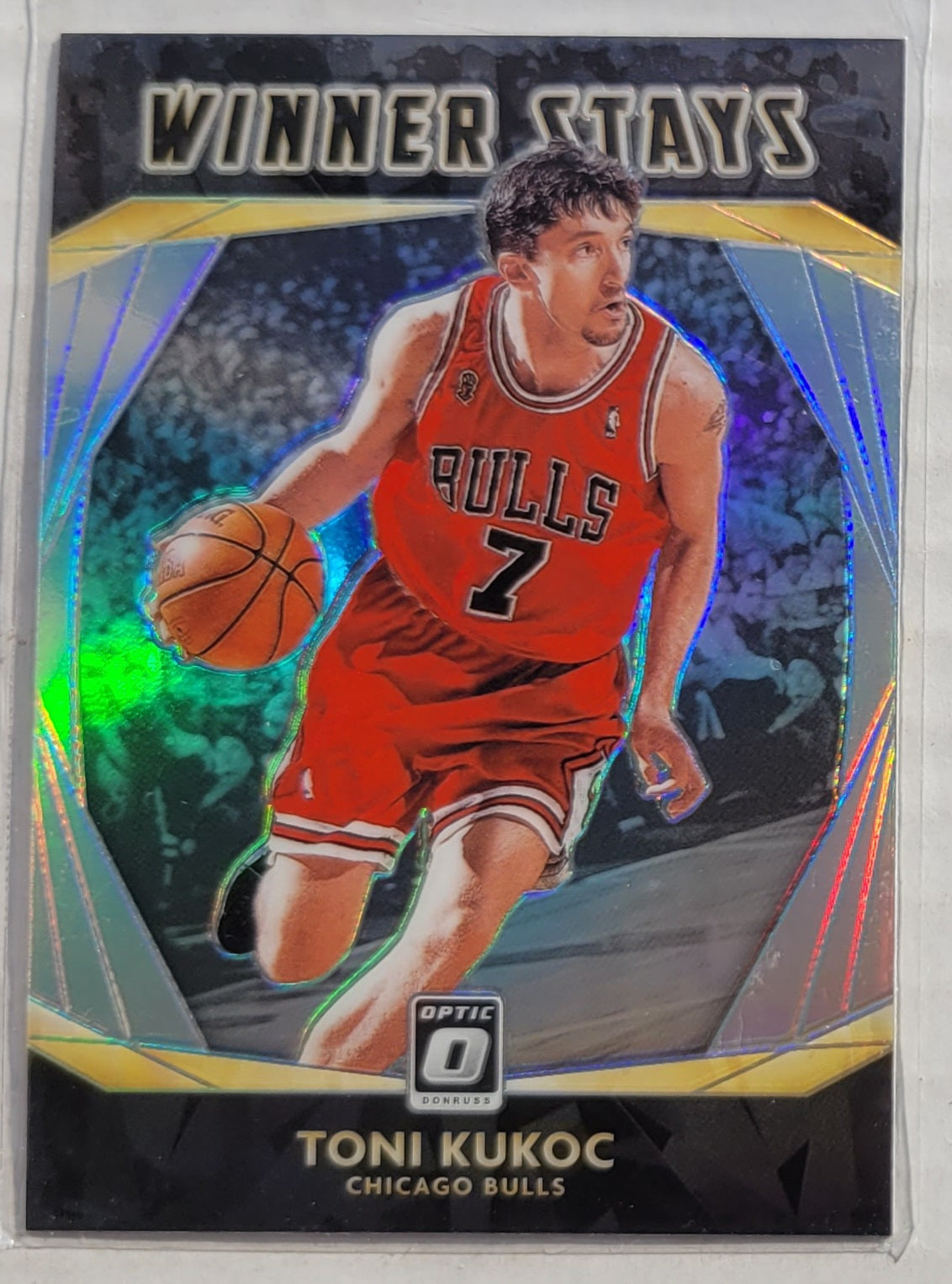 Toni Kukoc - 2020-21 Donruss Optic Winner Stays Holo #9