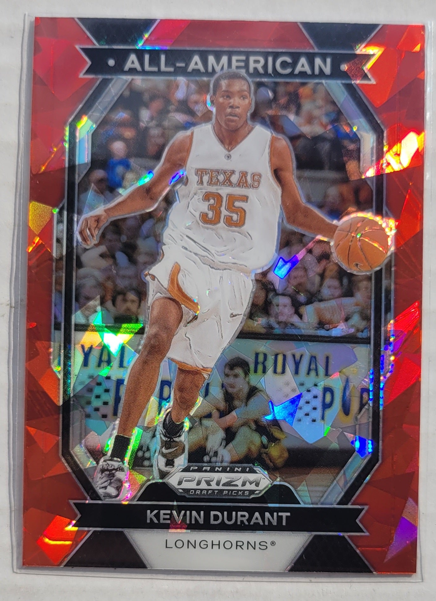 Kevin Durant - 2024-25 Panini Prizm Draft Picks All-American Prizms Red Ice #5