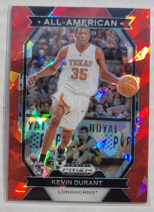 Kevin Durant - 2024-25 Panini Prizm Draft Picks All-American Prizms Red Ice #5