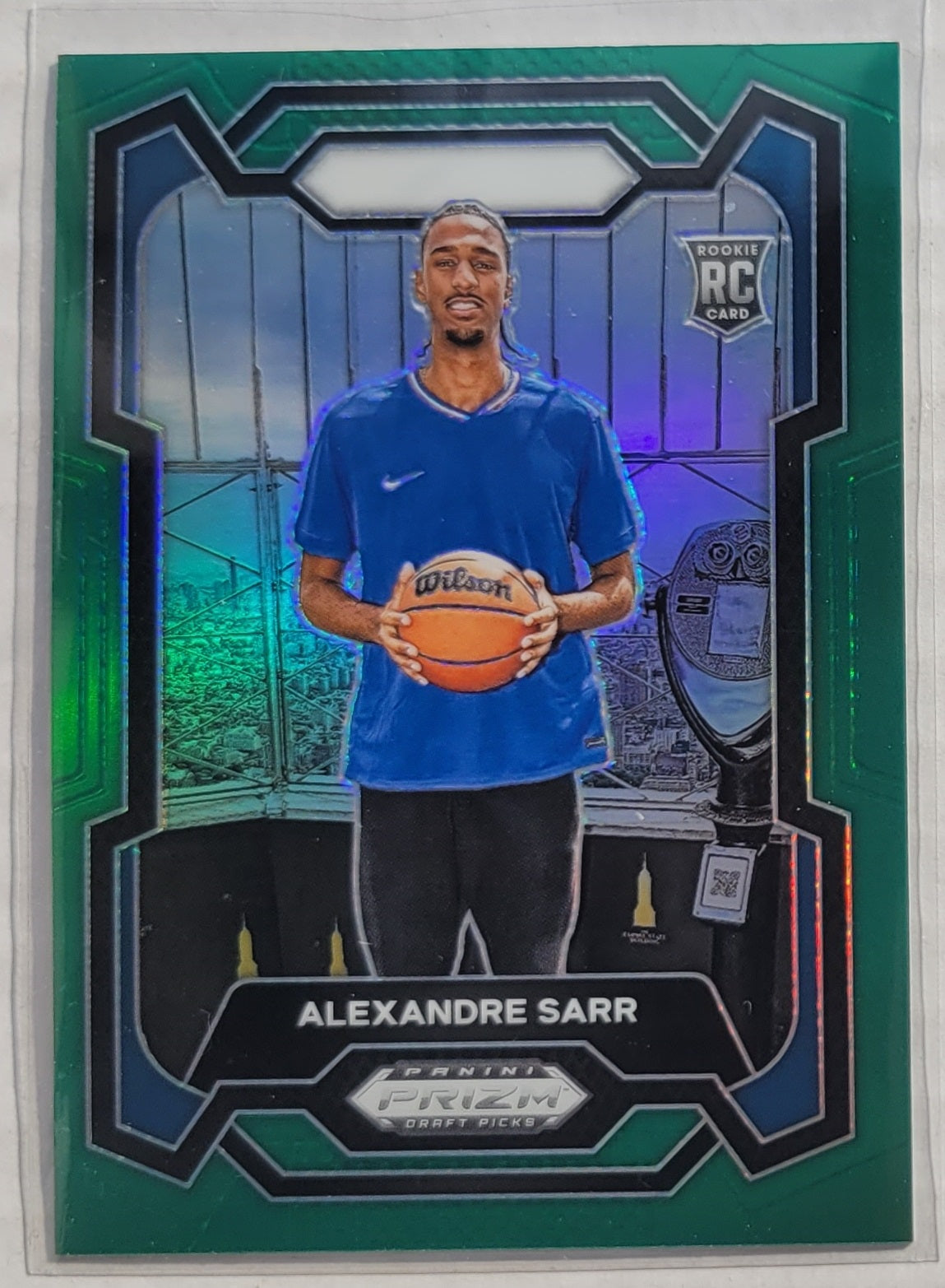 Alexandre Sarr - 2024-25 Panini Prizm Draft Picks Prizms Green #52 RC