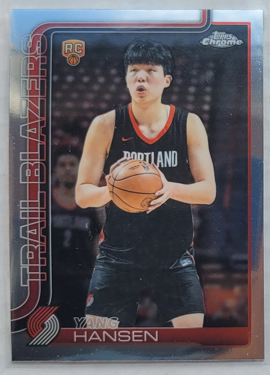 Yang Hansen - 2025-26 Topps Chrome #266 RC