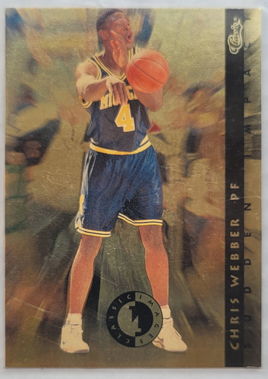 Chris Webber - 1993-94 Images Four Sport Sudden Impact #SI12