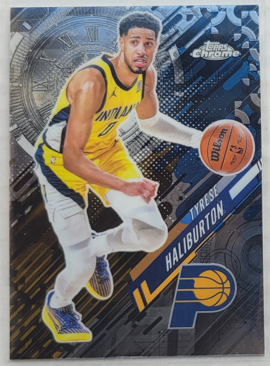 Tyrese Haliburton - 2025-26 Topps Chrome Go Time #GT5