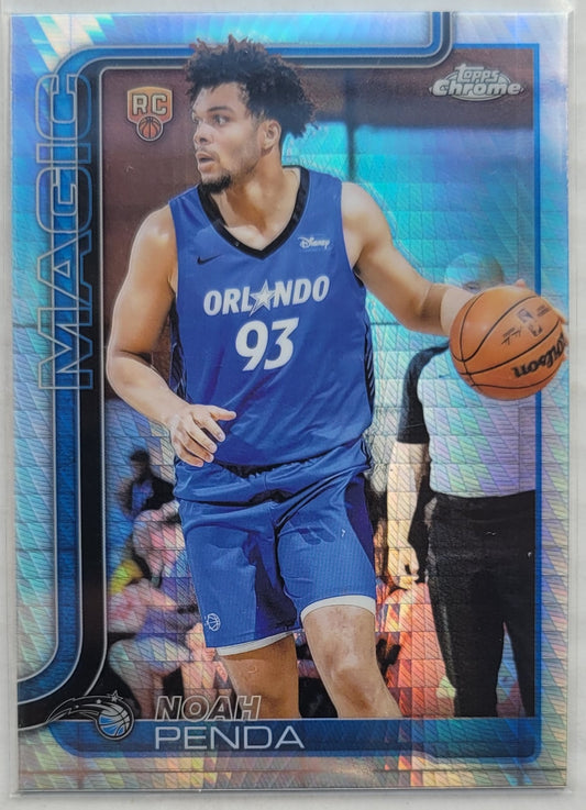 Noah Penda - 2025-26 Topps Chrome Prism Refractors #282 RC