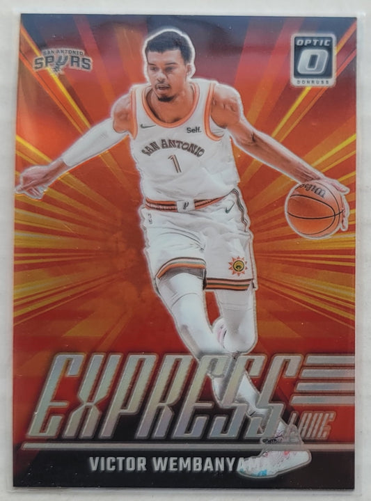 Victor Wembanyama - 2024-25 Donruss Optic Express Lane Holo #19
