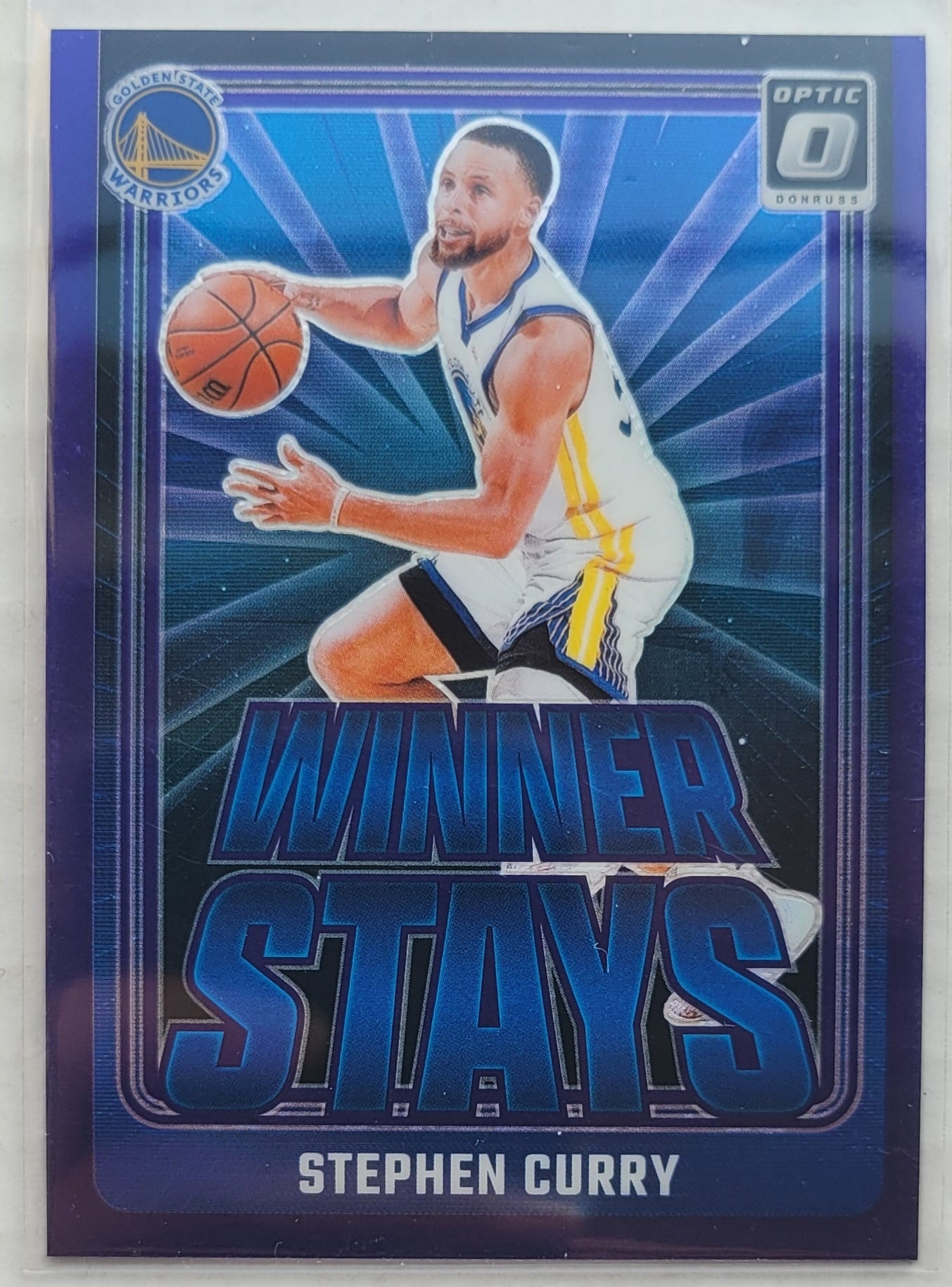 Stephen Curry - 2024-25 Donruss Optic Winner Stays Purple #3