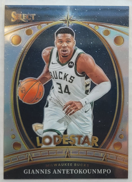 Giannis Antetokounmpo - 2023-24 Select Lodestars Silver Prizms #2