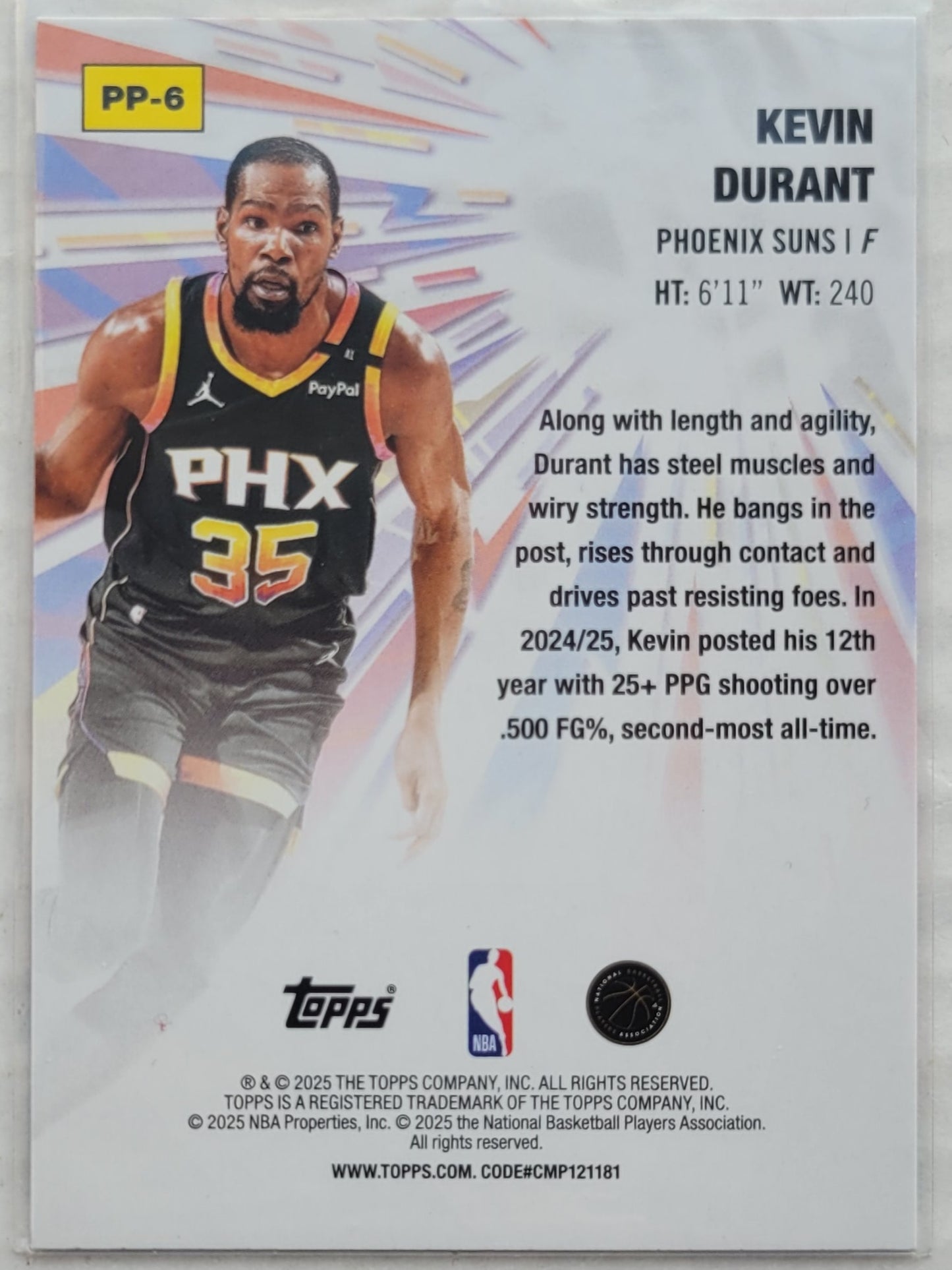 Kevin Durant - 2025-26 Topps Power Players #PP6