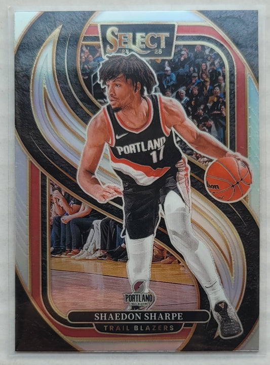 Shaedon Sharpe - 2024-25 Select Silver Prizms #152