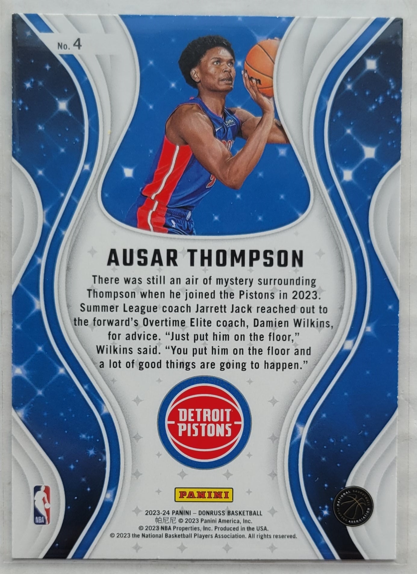 Ausar Thompson - 2023-24 Donruss Magicians #4