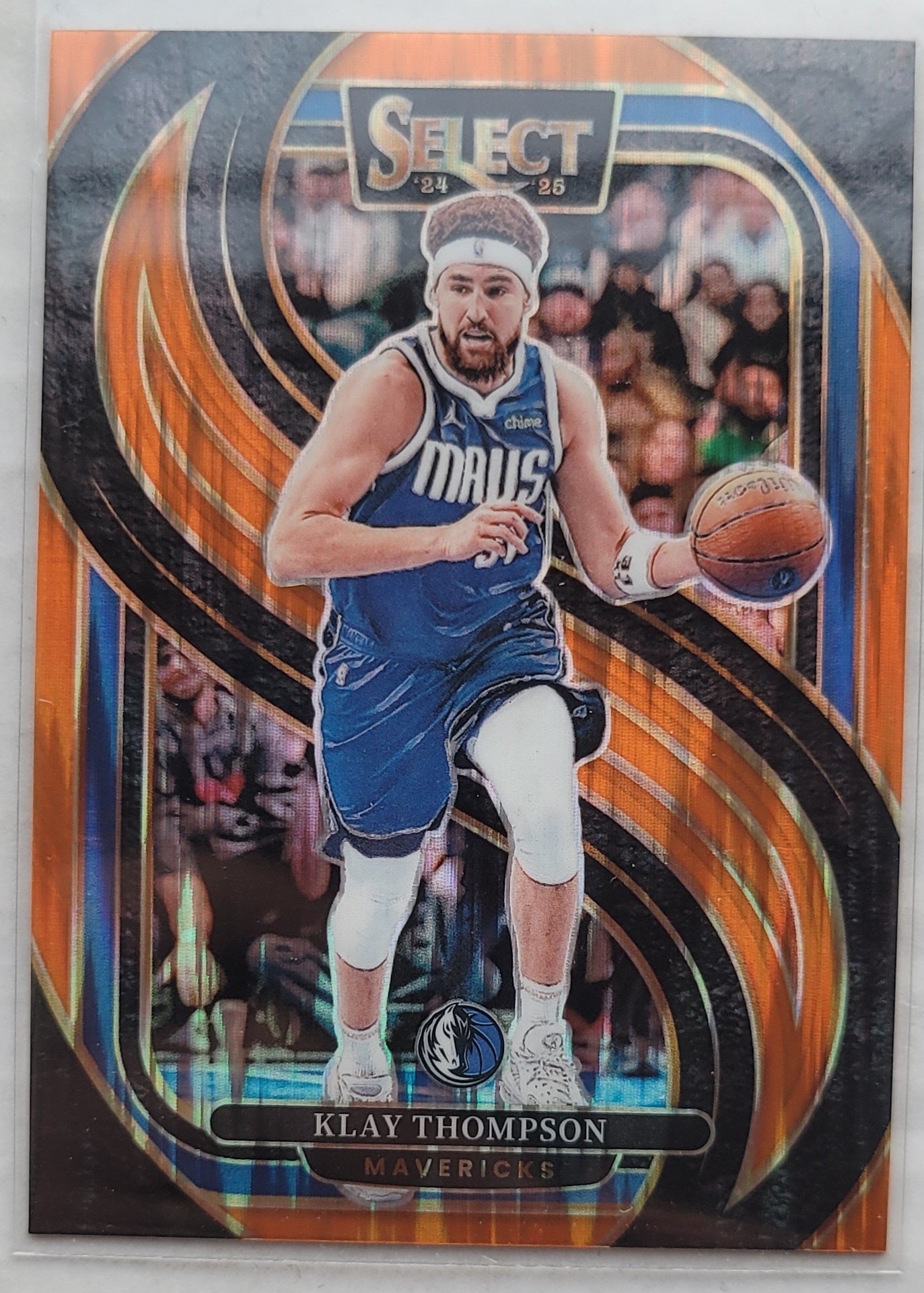 Klay Thompson - 2024-25 Select Orange Flash Prizms #108
