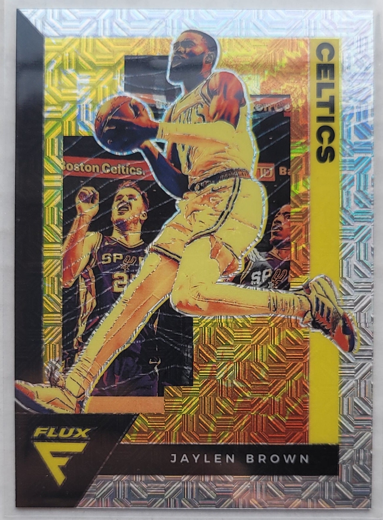 Jaylen Brown - 2020-21 Panini Flux Silver Mojo #8