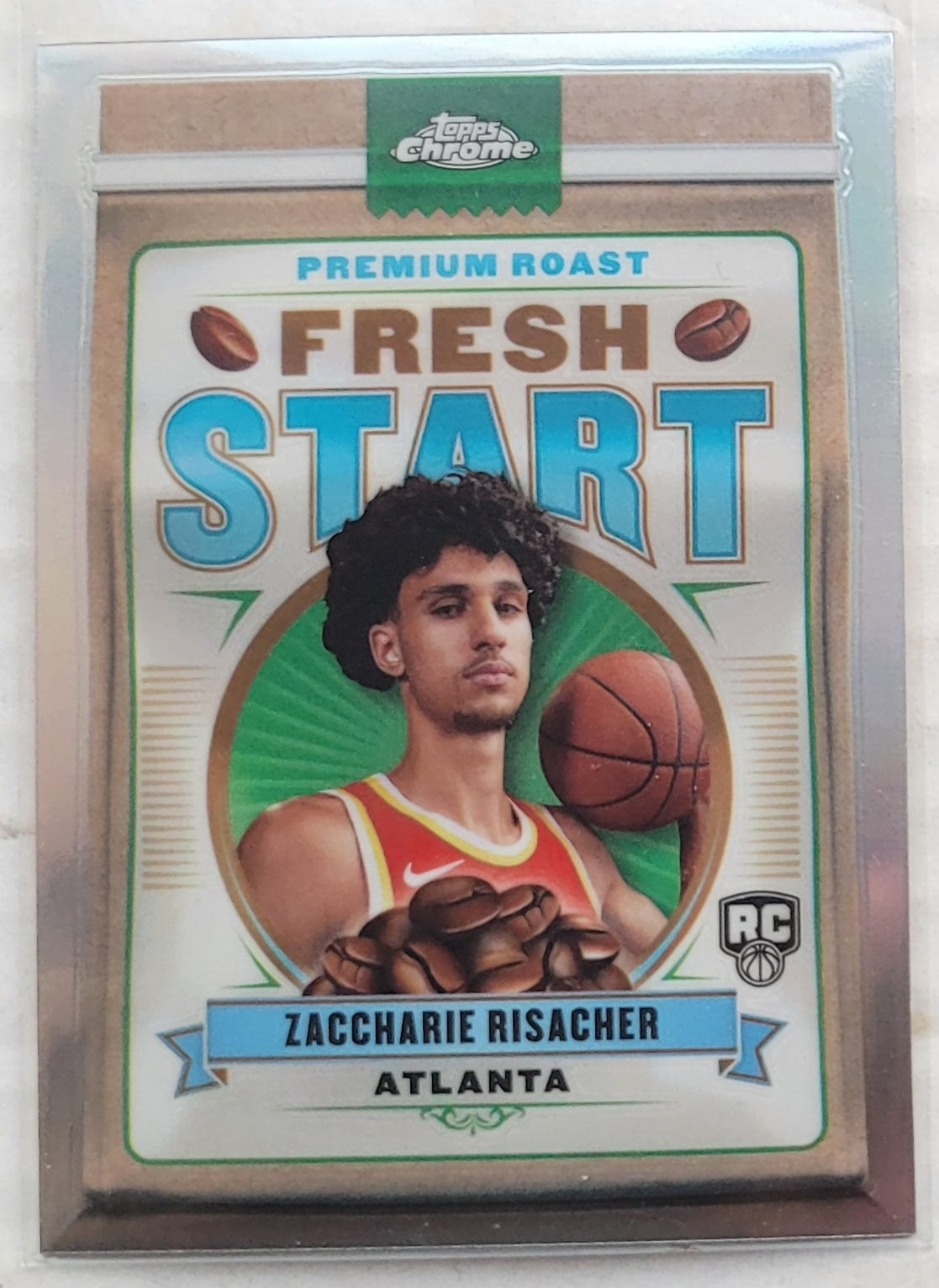 Zaccharie Risacher - 2024-25 Topps Chrome Fresh Start Refractors #FS1