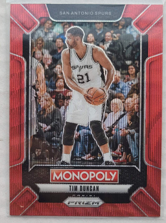 Tim Duncan - 2024-25 Panini Prizm Monopoly Legends Red #LEG5