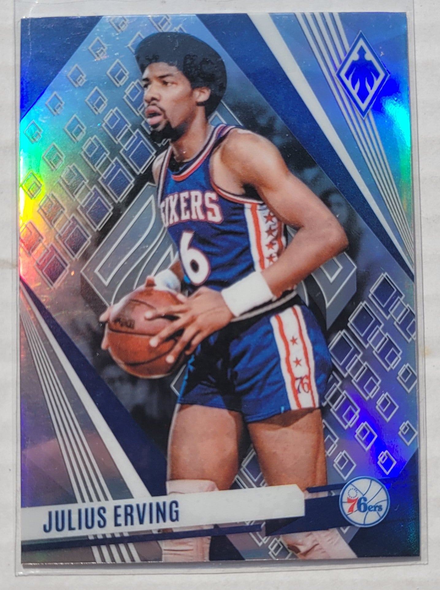 Julius Erving - 2023-24 Panini Phoenix Silver #244