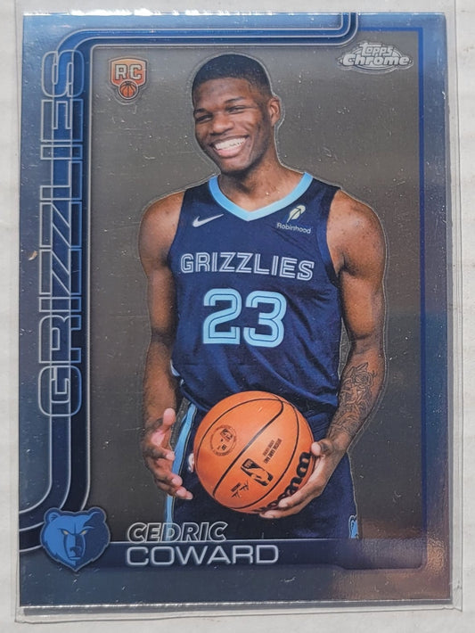 Cedric Coward - 2025-26 Topps Chrome #261 RC