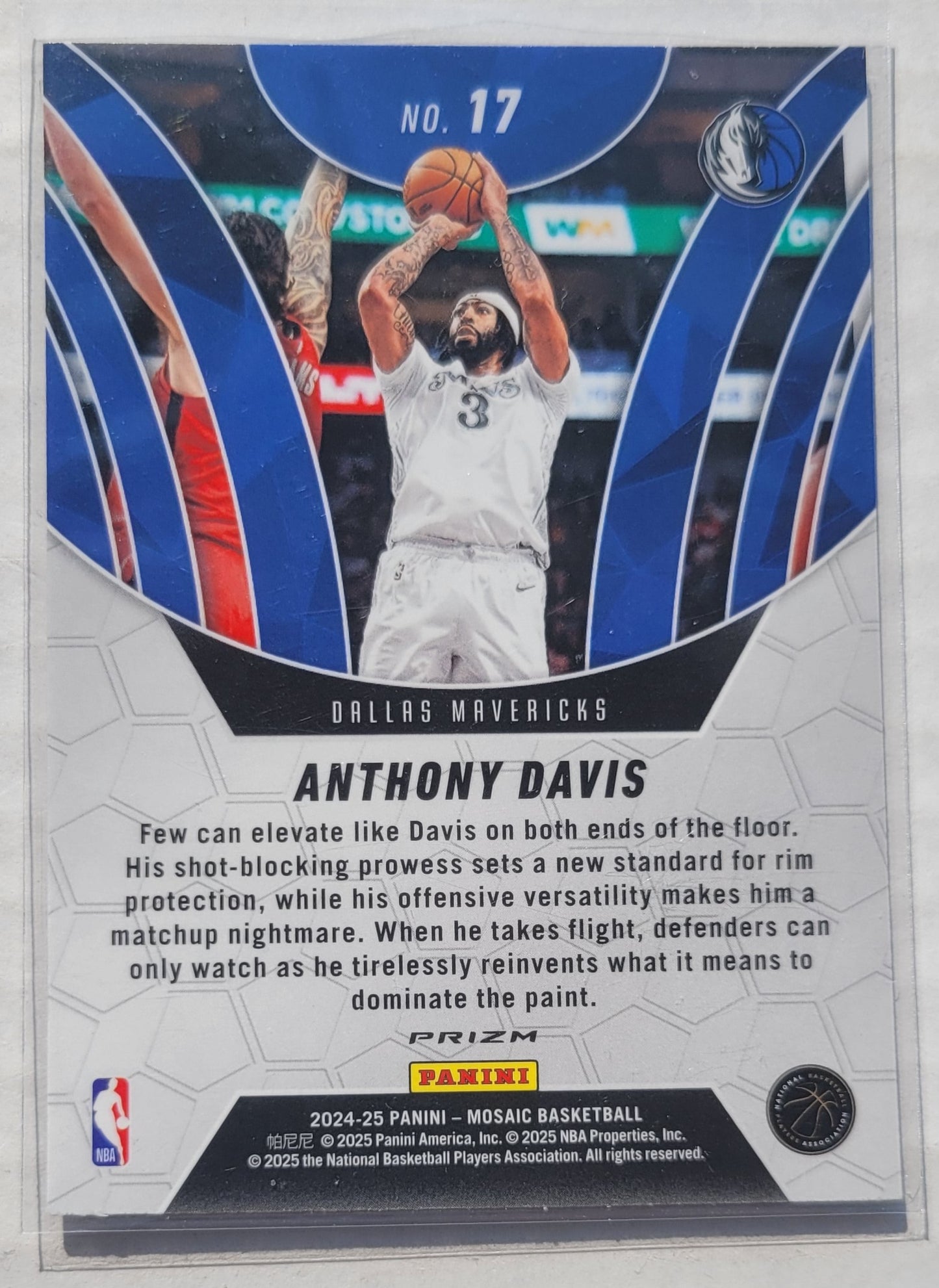 Anthony Davis - 2024-25 Panini Mosaic Elevate Mosaic #17