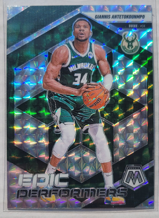 Giannis Antetokounmpo - 2024-25 Panini Mosaic Epic Performers Mosaic #7