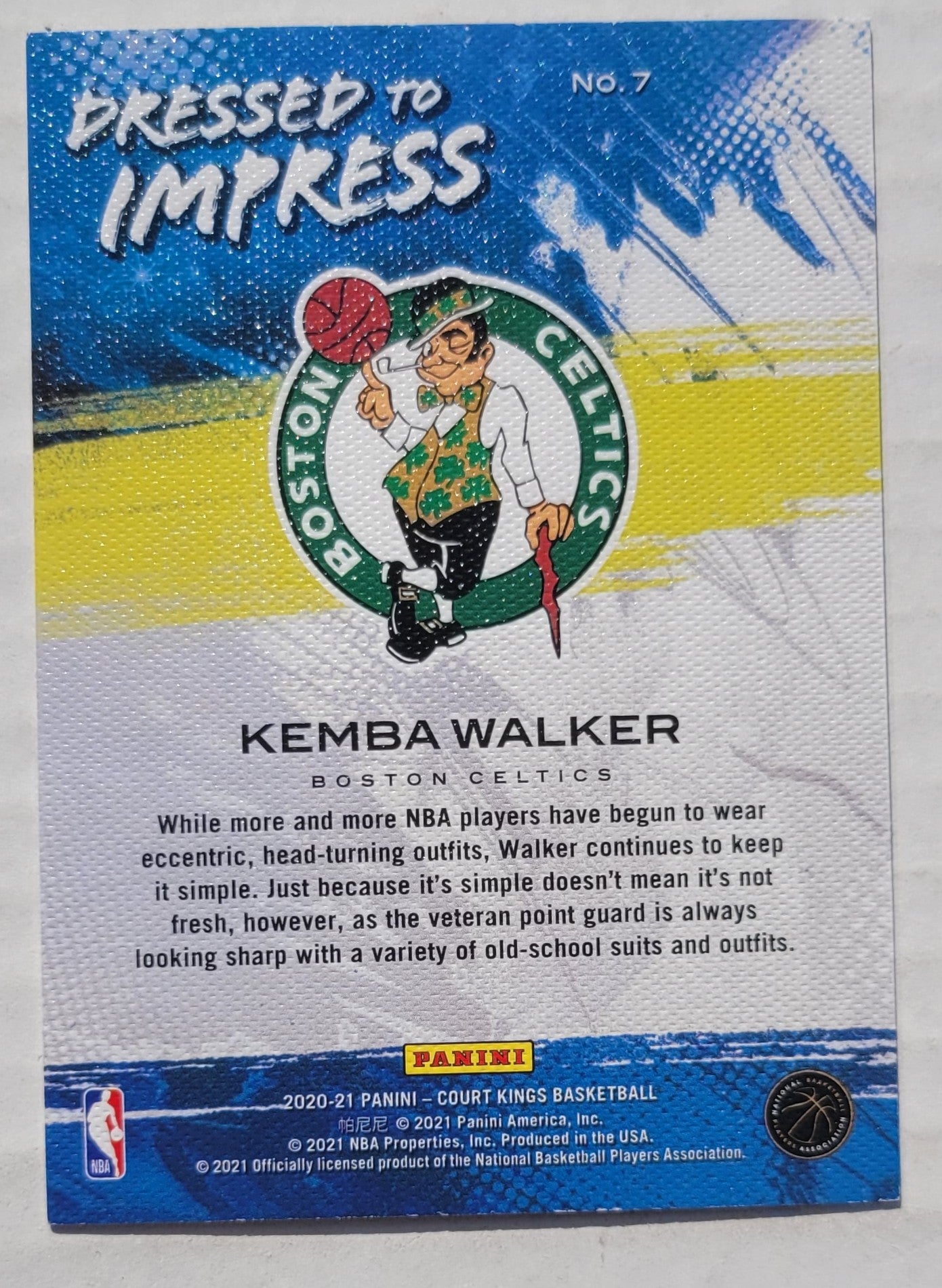 Kemba Walker - 2020-21 Court Kings Dressed to Impress #7