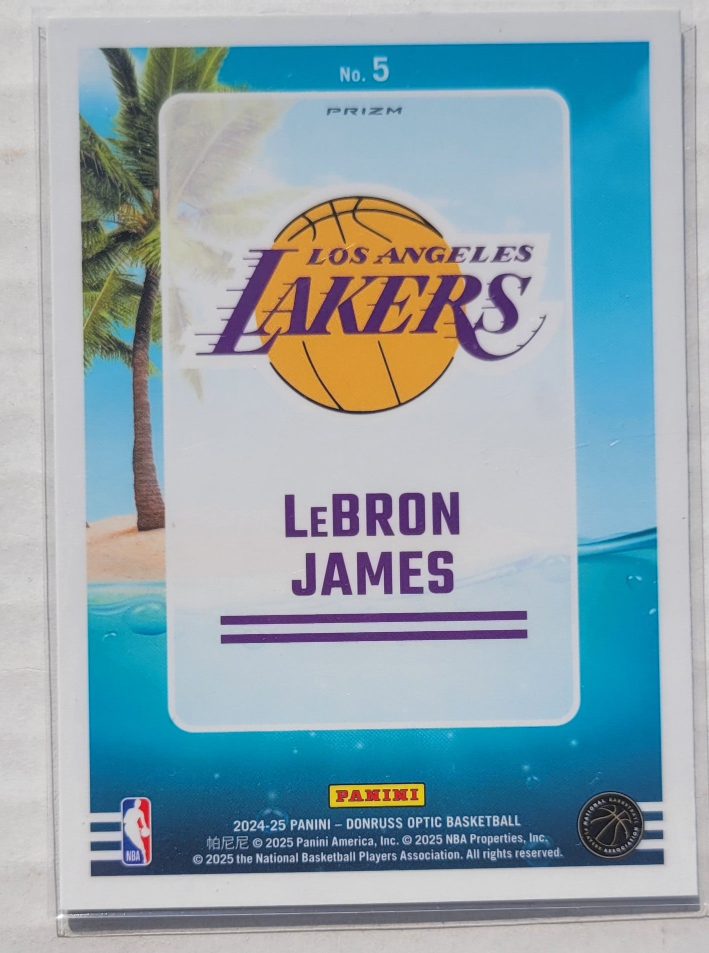 LeBron James - 2024-25 Donruss Optic Splash! Purple #5