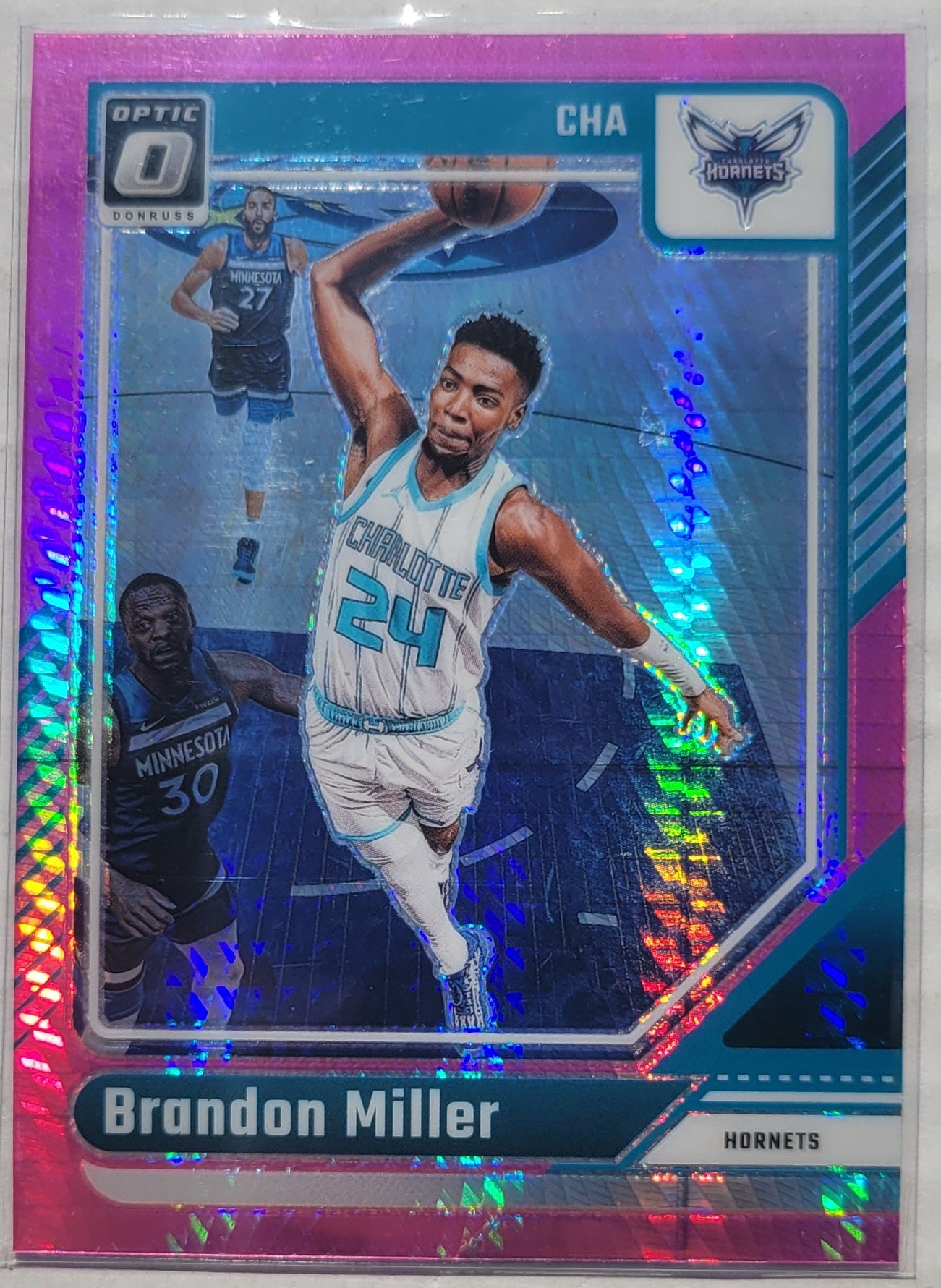 Brandon Miller - 2024-25 Donruss Optic Hyper Pink #16
