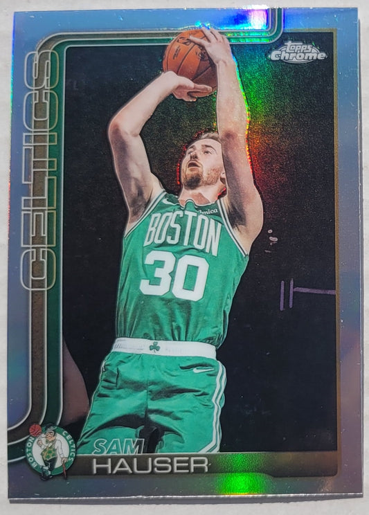 Sam Hauser - 2025-26 Topps Chrome Refractors #14