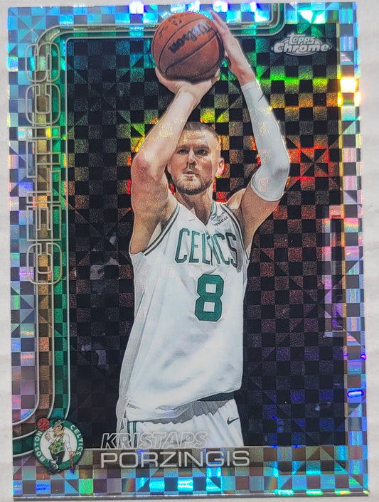 Kristaps Porzingis - 2025-26 Topps Chrome X-Fractors #41