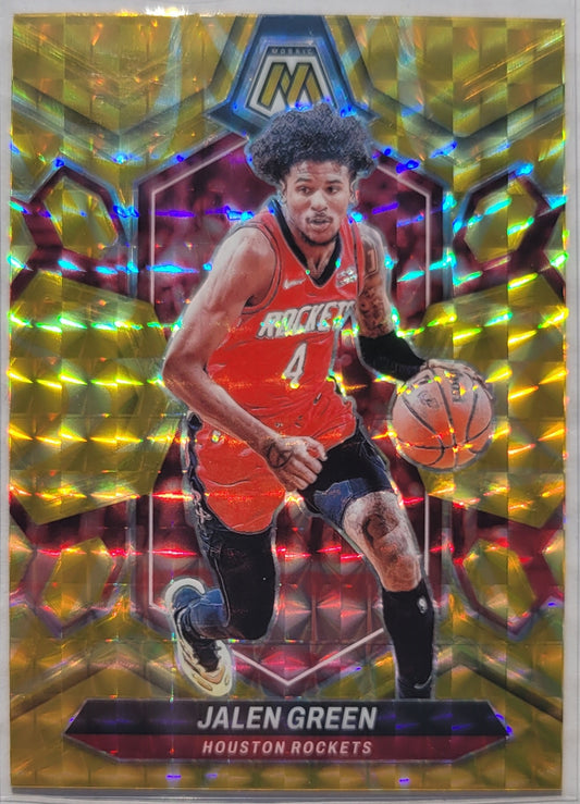 Jalen Green - 2023-24 Panini Mosaic Mosaic Reactive Yellow #51