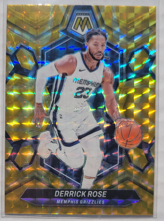 Derrick Rose - 2023-24 Panini Mosaic Mosaic Reactive Yellow #48