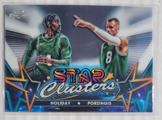 Jrue Holiday / Kristaps Porzingis - 2023-24 Topps Cosmic Chrome Star Clusters #SC2
