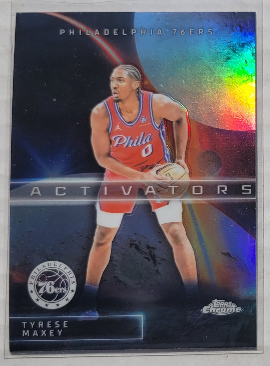 Tyrese Maxey - 2025-26 Topps Chrome Activators Refractors #AC6