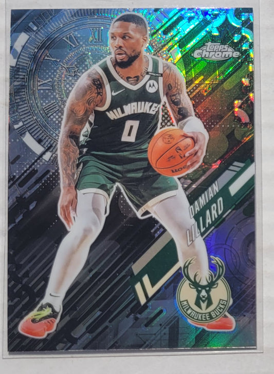 Damian Lillard - 2025-26 Topps Chrome Go Time Refractors #GT10