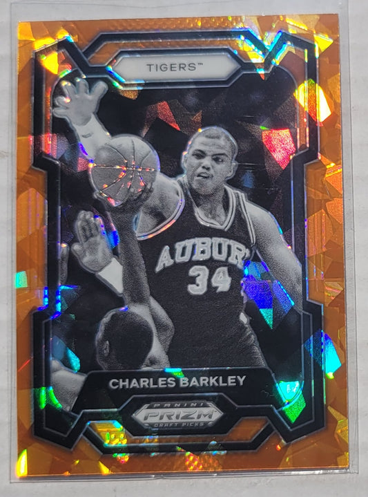 Charles Barkley - 2024-25 Panini Prizm Draft Picks Prizms Orange Ice #39
