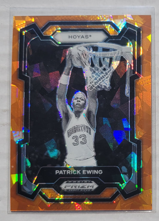 Patrick Ewing - 2024-25 Panini Prizm Draft Picks Prizms Orange Ice #20