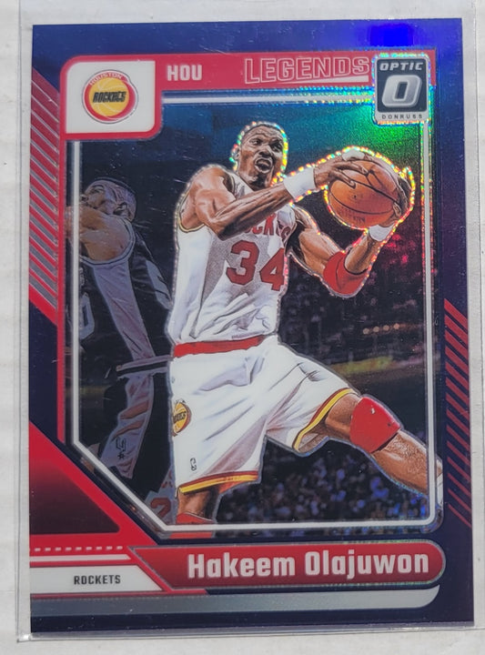 Hakeem Olajuwon - 2024-25 Donruss Optic Hyper Purple #249 LGD