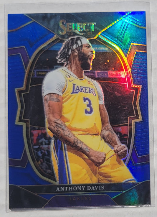Anthony Davis - 2022-23 Select Prizms Blue #17