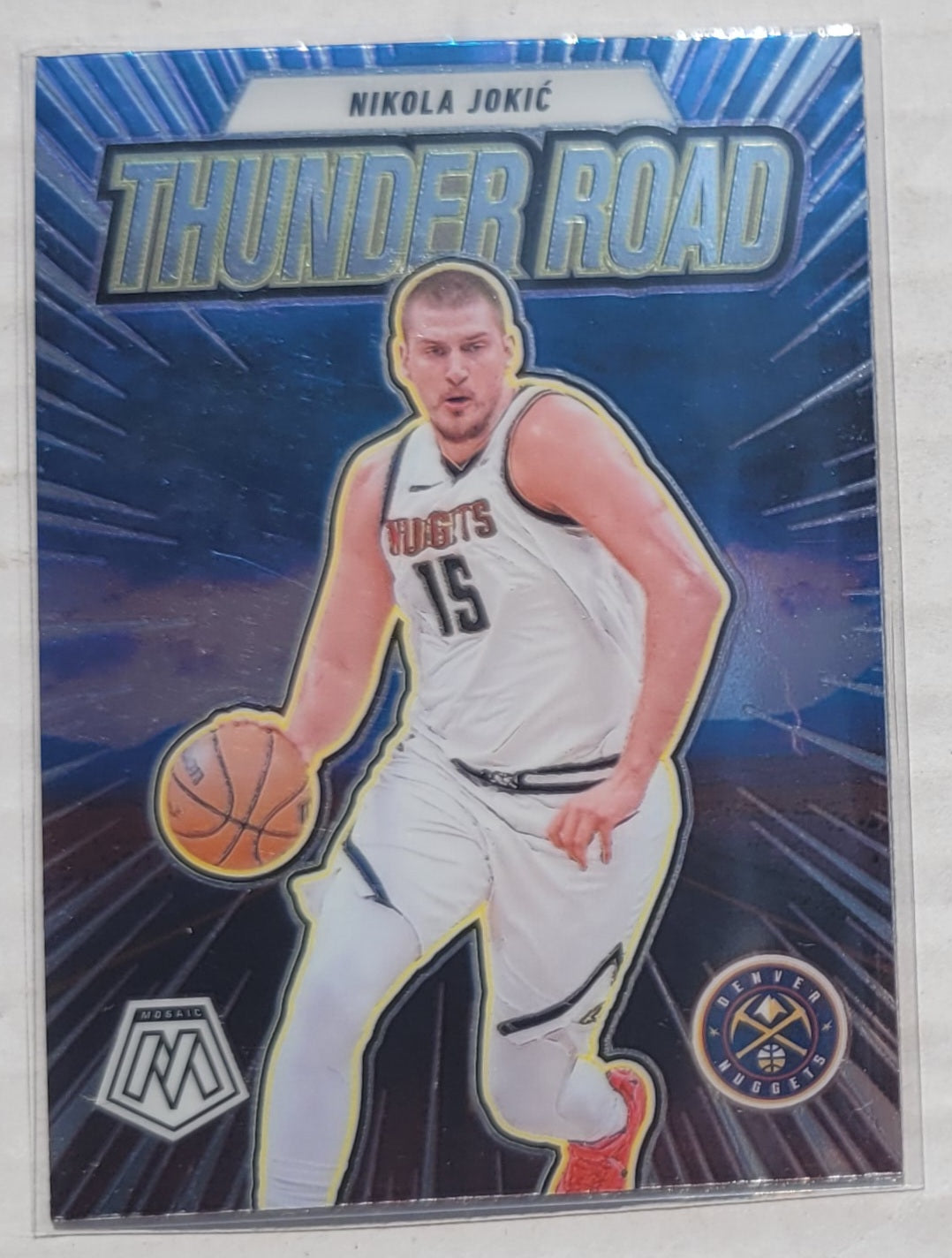 Nikola Jokic - 2024-25 Panini Mosaic Thunder Road #13