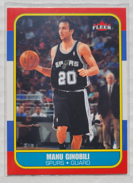 Manu Ginobili - 2006-07 Fleer 1986-87 20th Anniversary #79
