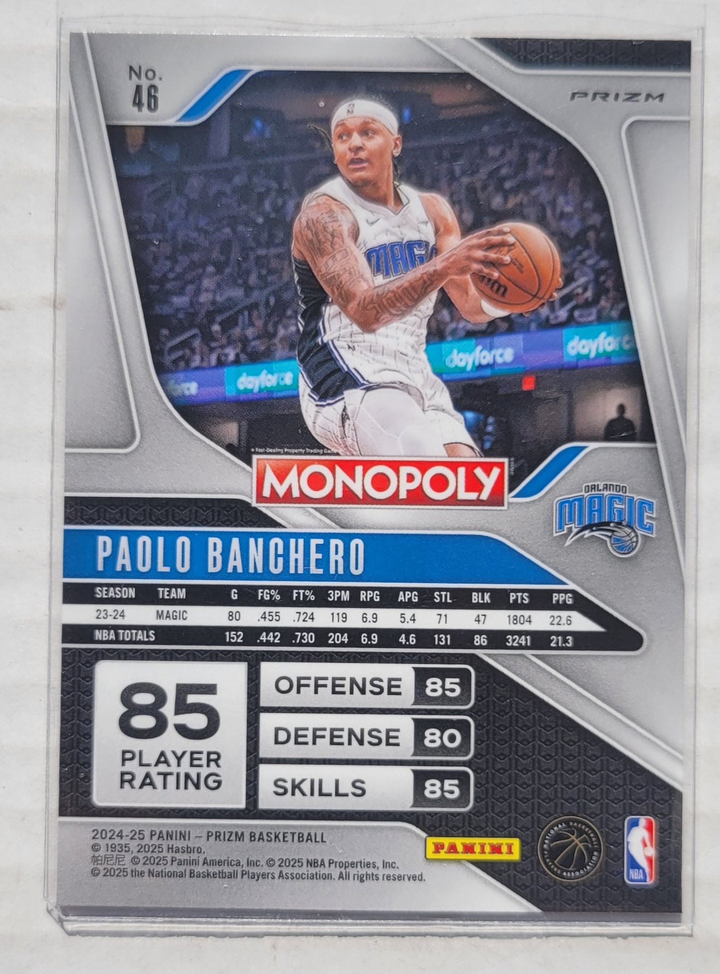 Paolo Banchero - 2024-25 Panini Prizm Monopoly Red #46