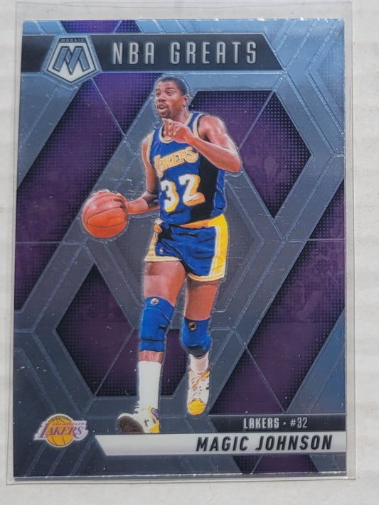 Magic Johnson - 2024-25 Panini Mosaic #296 Greats